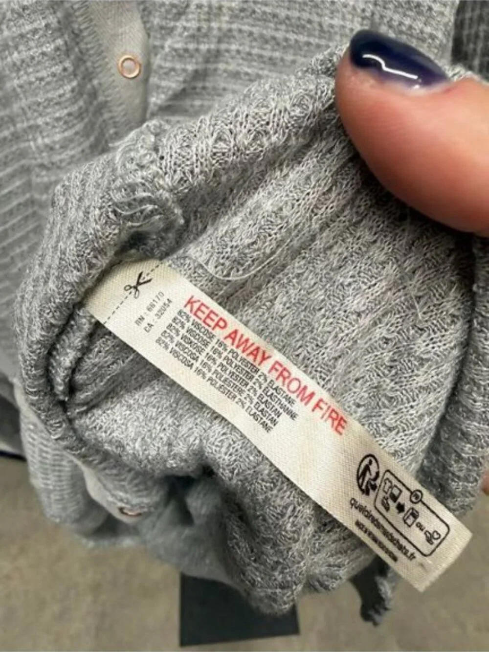 Free People Intimately Going Places Cardi in Heather Grey